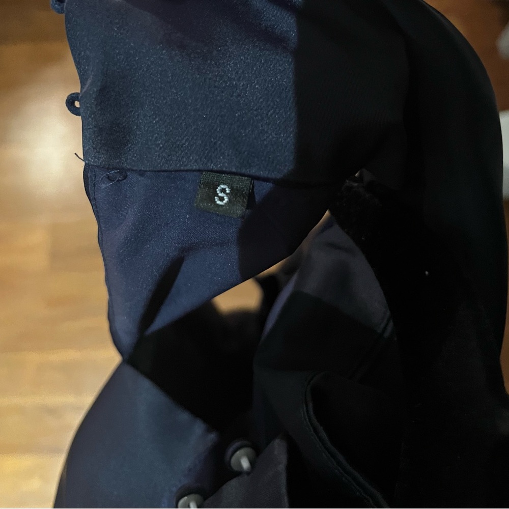 Elegant Navy One-Shoulder Dress - Picture 2 of 4